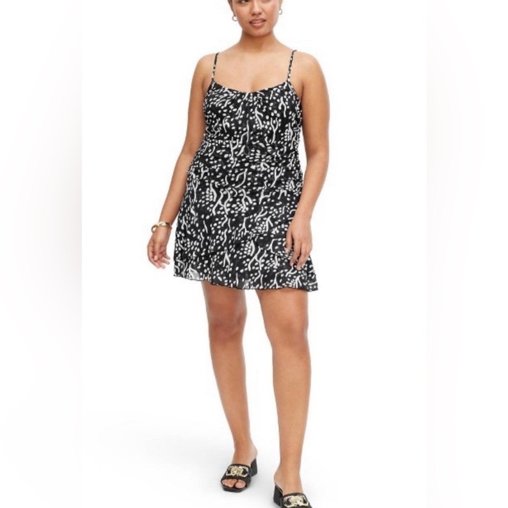 DVF X Target Strappy Mesh Mini Dress 2X